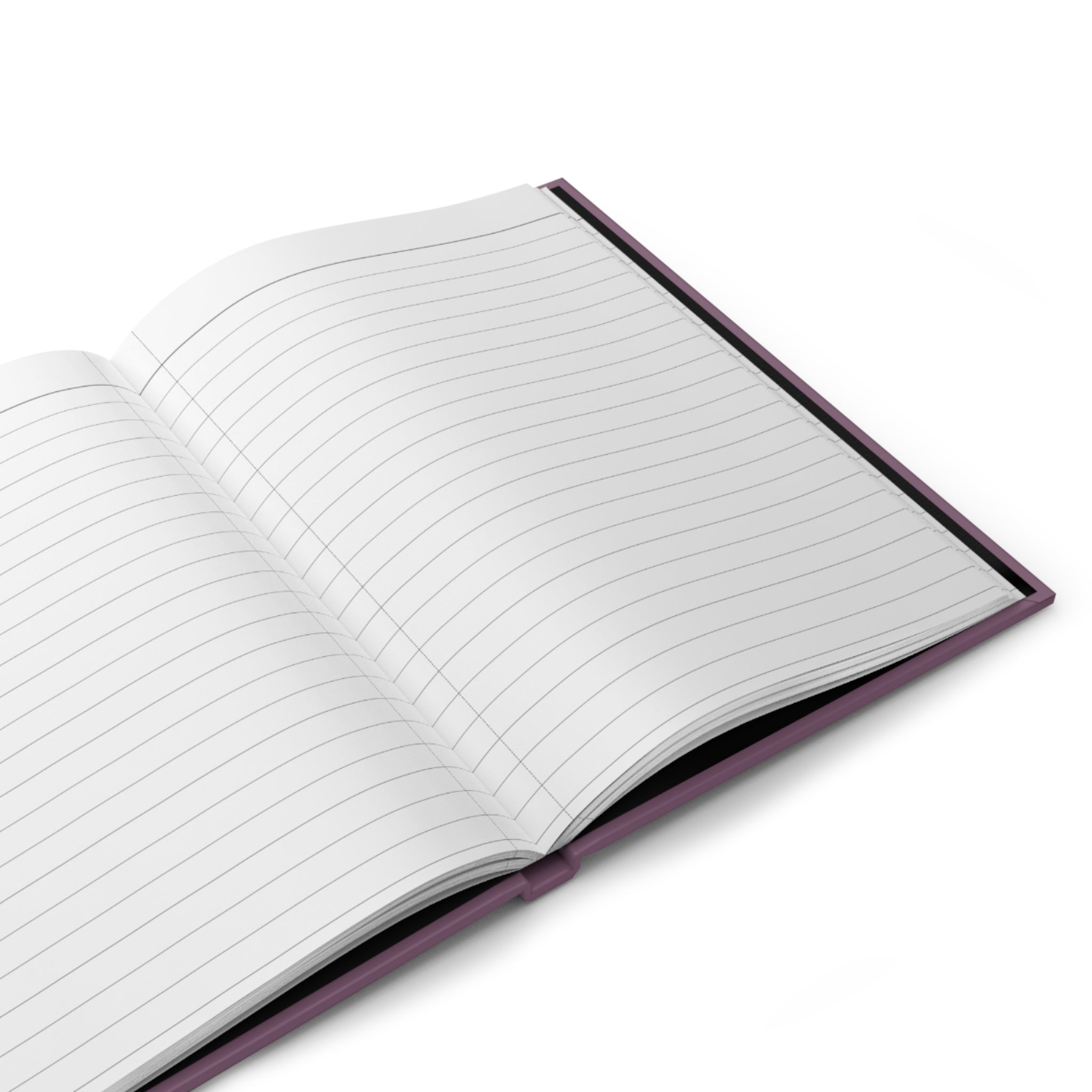 Matte Hardcover Journal — Elegant Plum Notebook for Notes & Planning