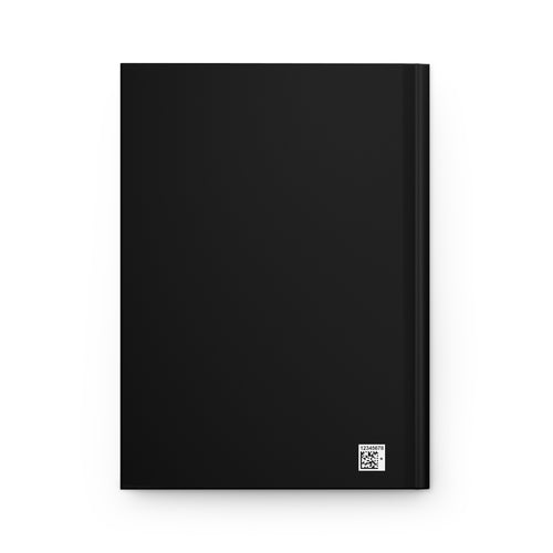 Minimalist Black Hardcover Journal — Matte "JOURNAL"