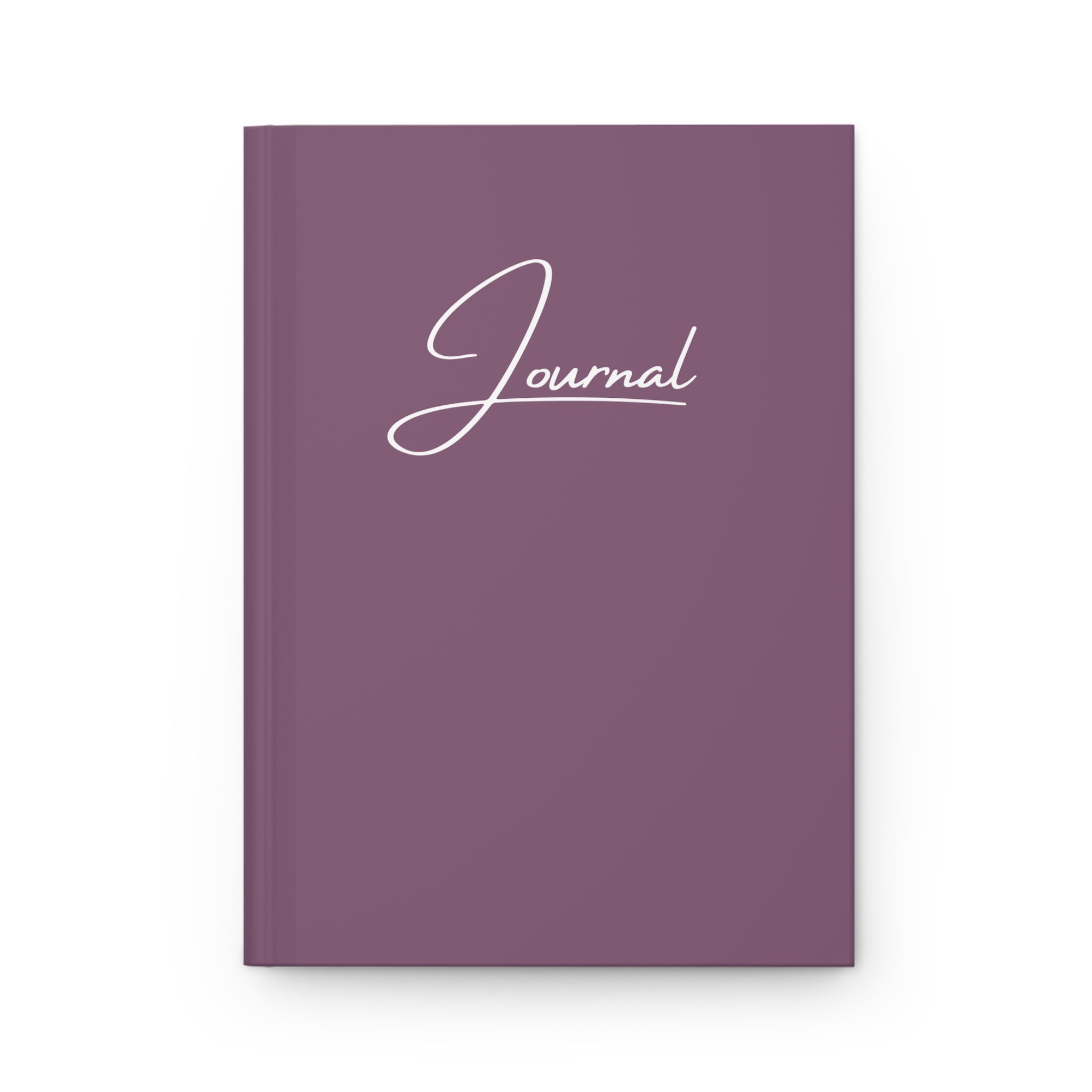 Matte Hardcover Journal — Elegant Plum Notebook for Notes & Planning